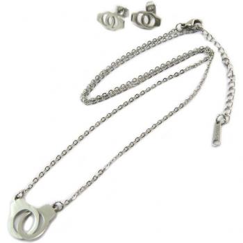 Parure Lily P4899 Collana Orecchini Argento Menottes