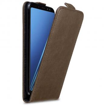 Custodia Magnetica per Samsung Galaxy A6 2018 in Colore Caffè
