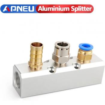 1/2 PT Thread Aluminium Air Manifold 2-10 Way Connector