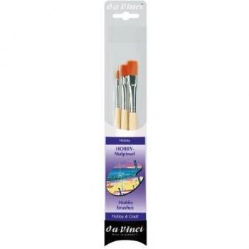 Da Vinci 3-Piece Model Building Paintbrush Set