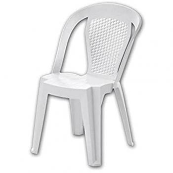 Sofia Bistrot : fauteuil de jardin blanc (Dimaplast)