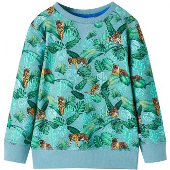Light Green Kids' Sweatshirt 140