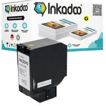 Inkadoo Tonerpatrone Lexmark 74C20K0