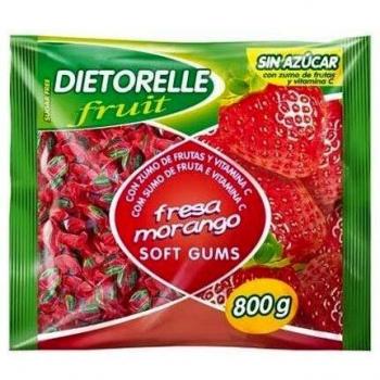 Dietorelle caramelos de goma sabor fresa con extracto de stevia 800 g