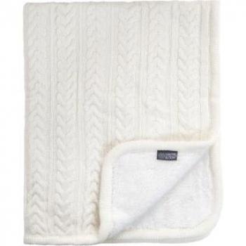 VINTER& BLOOM Cuddly Coperta Avorio