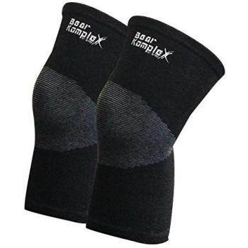 Bear KompleX Squats & Gym Use Neoprene Knee Sleeves (Small)