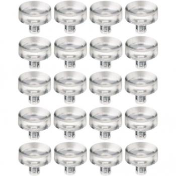 Cyclingcolors – Support protecteur pour plaques vitrées 15×5×5 mm, caoutchouc transparent, tablette plateau, étagère de meuble