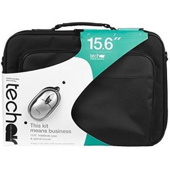 Tech-Air Laptoptasche für Geräte bis 39,62 cm (15,6 Zoll) mit passender schwarzer Maus