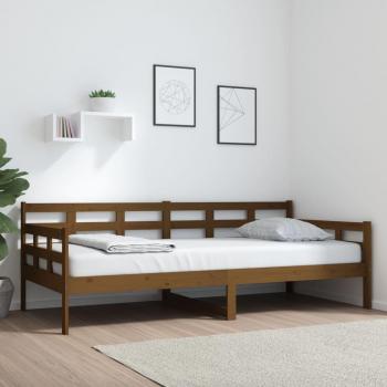 VidaXL Day Bed Honey Brown Solid Wood Pine 90x200 cm