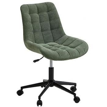 Chaise Office VASILO Velours Vert Sauge