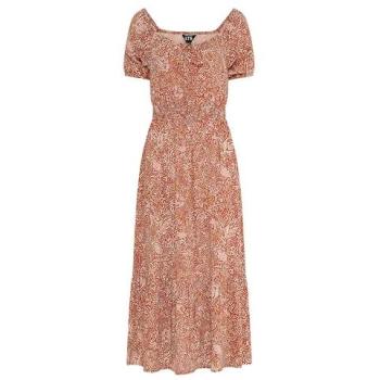 Orange Tall Floral Midi Dress for Women – Long Tall Sally (Size 16)