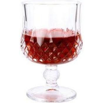 Small diamond wine glasses pack of 6