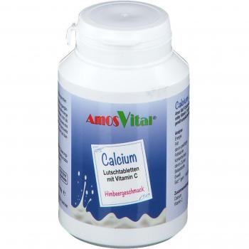 Calcium Lutschtabletten mit Vitamin C von AmosVital, 50 St