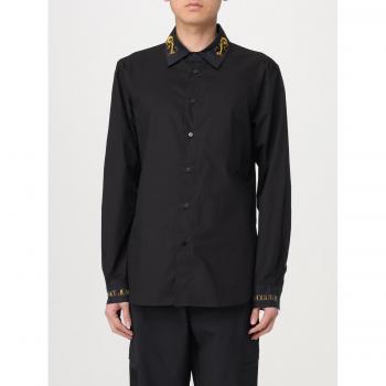 Versace Men's Casual Black Shirt Size 46