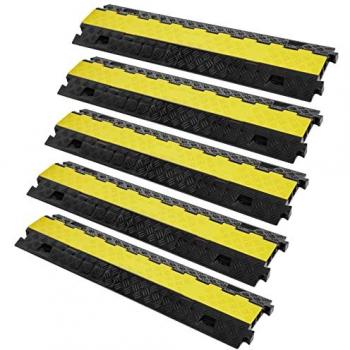 VEVOR 5-Pack Cable Cover Ramp – 36.14 x 9.84, TPR Material