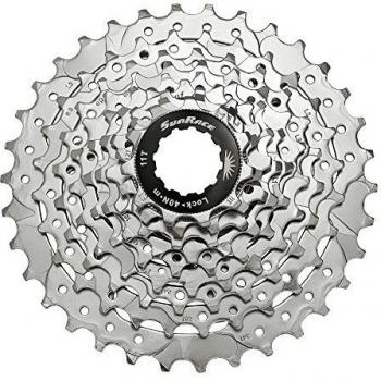 Componentes Piñones Sunrace Cassette M96 Plateado