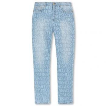 Versace Men's 5-Pocket Straight-Leg Jeans in Denim, Size 32, Color 1D380