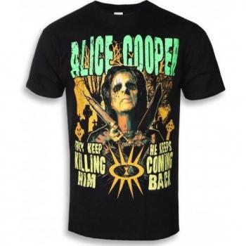 Camicia Polo Nera “Graveyard” di Alice Cooper – Adulto