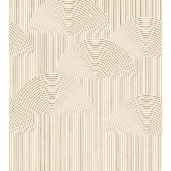 Papier Peint Effet 3D Beige Clair