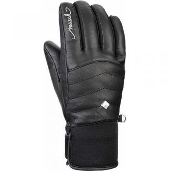 Reusch Women's Black Thais Leather Gloves Size 6.5