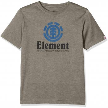 Camiseta de Niños Element Vertical, Gris (Grey Heather), Talla 16/XL