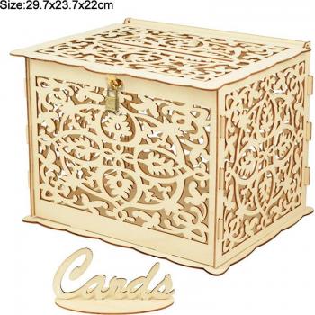 Caja Decorativa para Invitaciones de Boda