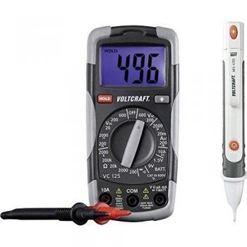 VOLTCRAFT DT-TEST-KIT 150 Handheld Multimeter Digital CAT III 600 V Display 2000 Counts