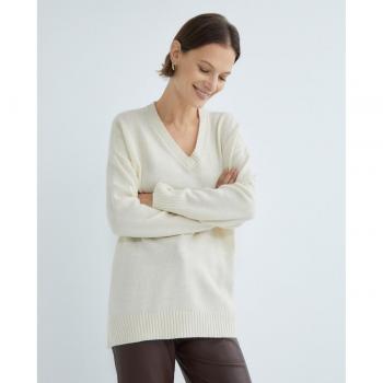 Jersey Vila Reggie beige para mujer