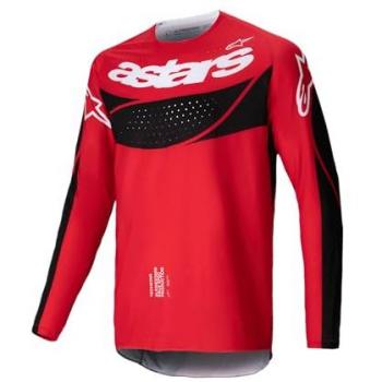 Alpinestars Techstar Dreem Maillot de motocross Noir Rouge taille : M