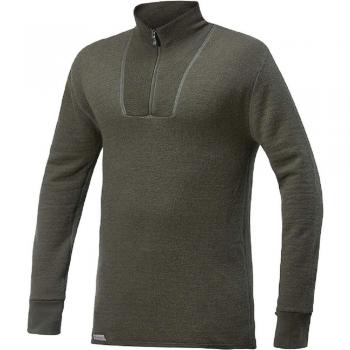 Woolpower Zip-Turtleneck 400 XXL Tannengrün