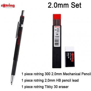 Rotring 300 Masterwriter Mechanical Pencil – 2.0 mm, 0.7 mm, 0.5 mm Leads with Automatic Lead Feeder