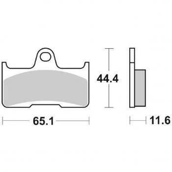 SBS Offroad Brakepads Sintered