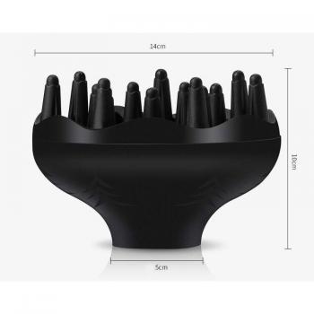Couvre-diffuseur compact 4‑5 cm, idéal salon coiffure