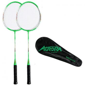 Raqueta de bádminton AURORA set de entrenamiento 2 unidades