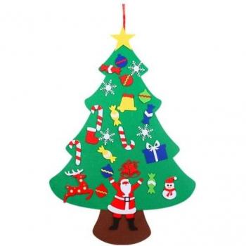 Interactive Felt Christmas Tree for Kids