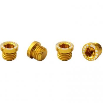 4PCS Aluminum Alloy Mountain Bike Brake Screw Nut V M10 Installation Bolts