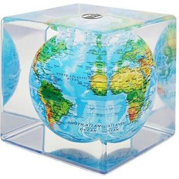 Blue Mova Relief Cuboid