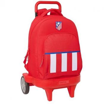 Safta Atlético Madrid Red Compact Kids Rolling Backpack