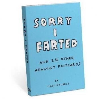 I'm Sorry I Farted Postcard Book