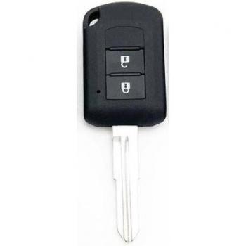 Coque de clé de rechange pour télécommande Mitsubishi – 2/2+1/3/3+1 bouton, lame droite