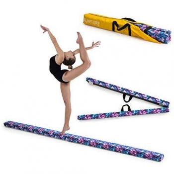 Fun!ture | Stars Geometric Print Folding Suede Gymnastics Balance Beam