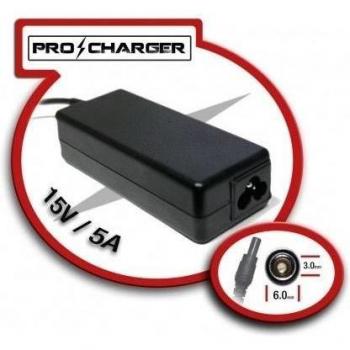 Cargador de portátil 15V/5A 6.0mm x 3.0mm 90W