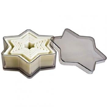 Lot de 7 emporte-pièces Étoile Plain IBILI 784206