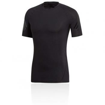 Adidas Alphaskin Tech Herren T-Shirt, 3‑Stripes, Black, 2XL