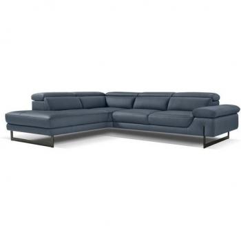 Grau Smoke Ecksofa Queenie – 284 cm Breite, 95 cm Höhe, 108 cm Tiefe
