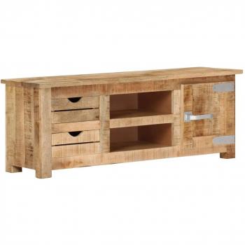 Mueble de salón para TV de madera de mango 110x30x40 cm