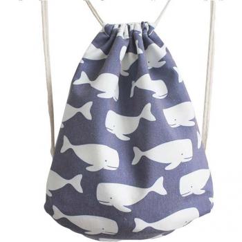 Square Whale Storage Bag