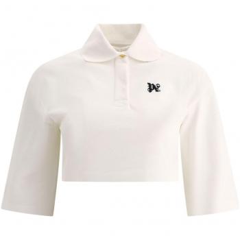 Polo Monogram Bianco Palm Angels Taglia L