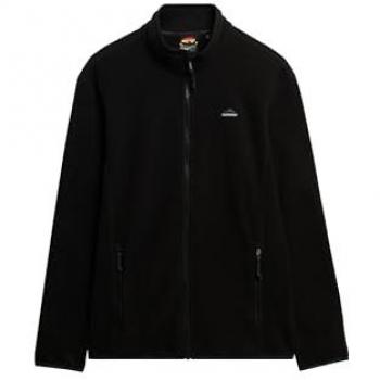 Superdry Fleecejacke für Herren in Schwarz