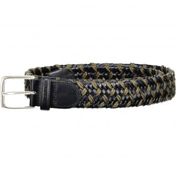 Gant Elegant Green Leather Belt with Logo